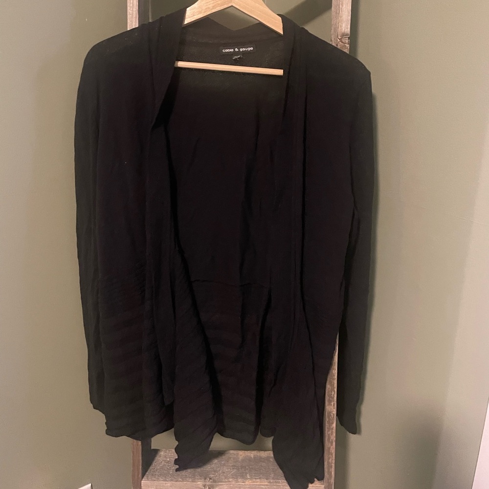 Cable & Gauge Semi-Sheer Cardigan